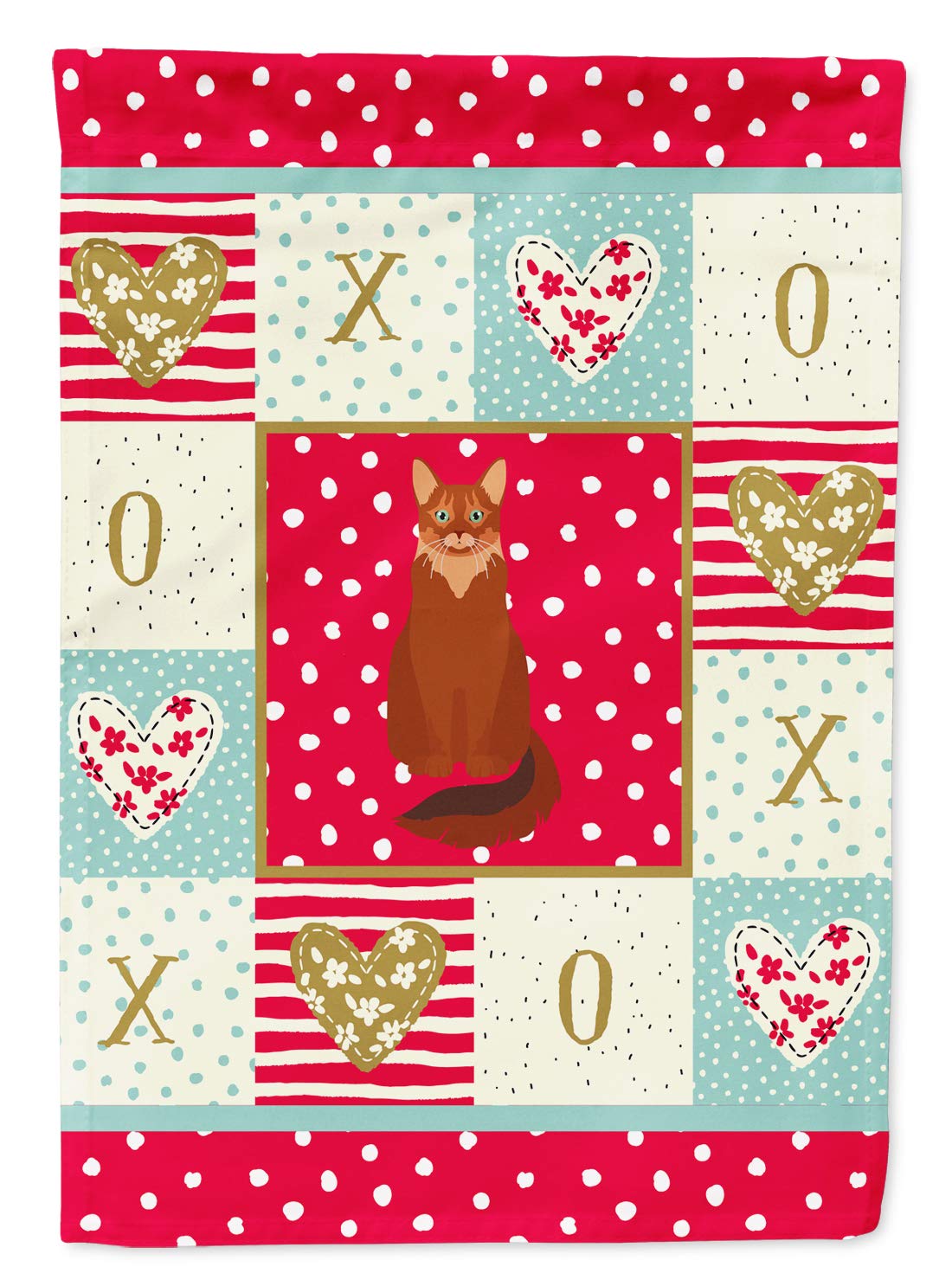 Drapeau chat Somali pour embellir votre entrée de maison