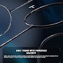 Hundred T-Rex 800 Unstrung Badminton Racket with Full Cover | 84 Grams | Maximum Tension ≤32 lbs (Black) gallery image