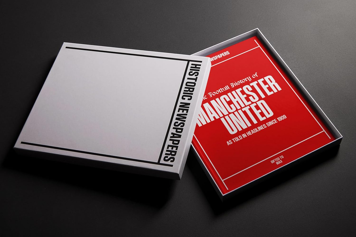 Soccer - UK Sporting History Told Through Archive Newspaper Coverage - Sporting Fan Gift - UK Football History - Add a Name Gold Embossed for Free -