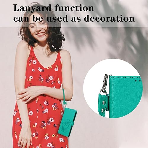 Miniatura 2 de Havaya Funda tipo cartera con tarjetero para Google Pixel 6 Pro, funda para teléfono Pixel 6 Pro para mujer, funda con tapa con impresión en forma