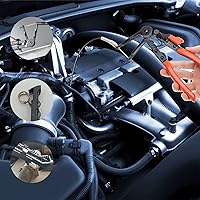 Vista 3 de JANNO Juego de 4 alicates de abrazadera de manguera, herramienta de abrazadera de manguera de agua y combustible para automóvil, alicates de resorte