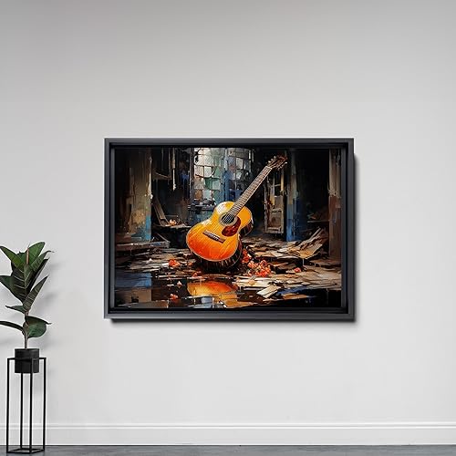 Miniatura 5 de Print guitar canvas print wall decor, ready to hang wall print, design canvas print, Canvas Wall Dekor