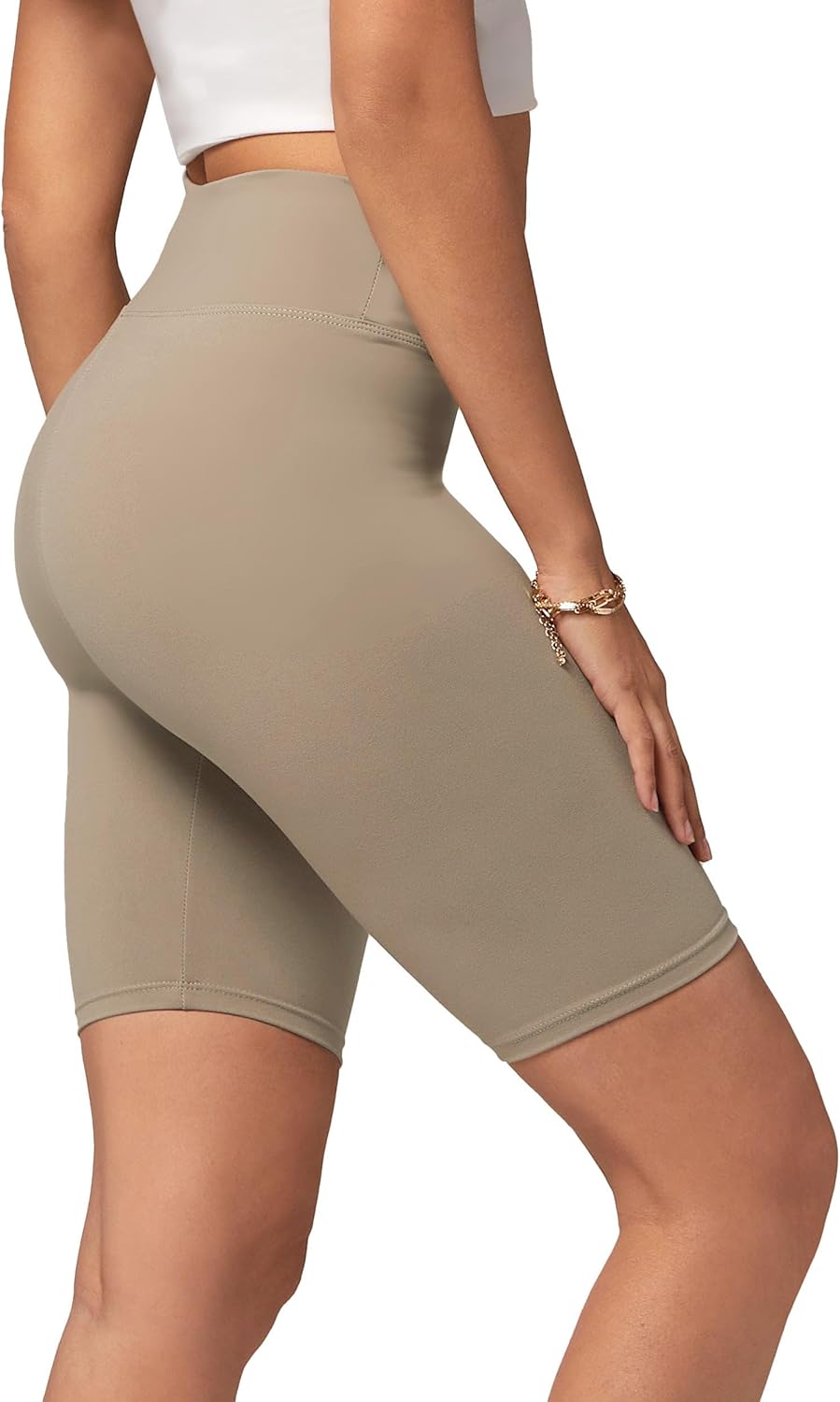 Conceited High Waisted Ultra Soft Leggings for Women - Full Length, Capri Length and Biker Shorts - Available in Plus Size