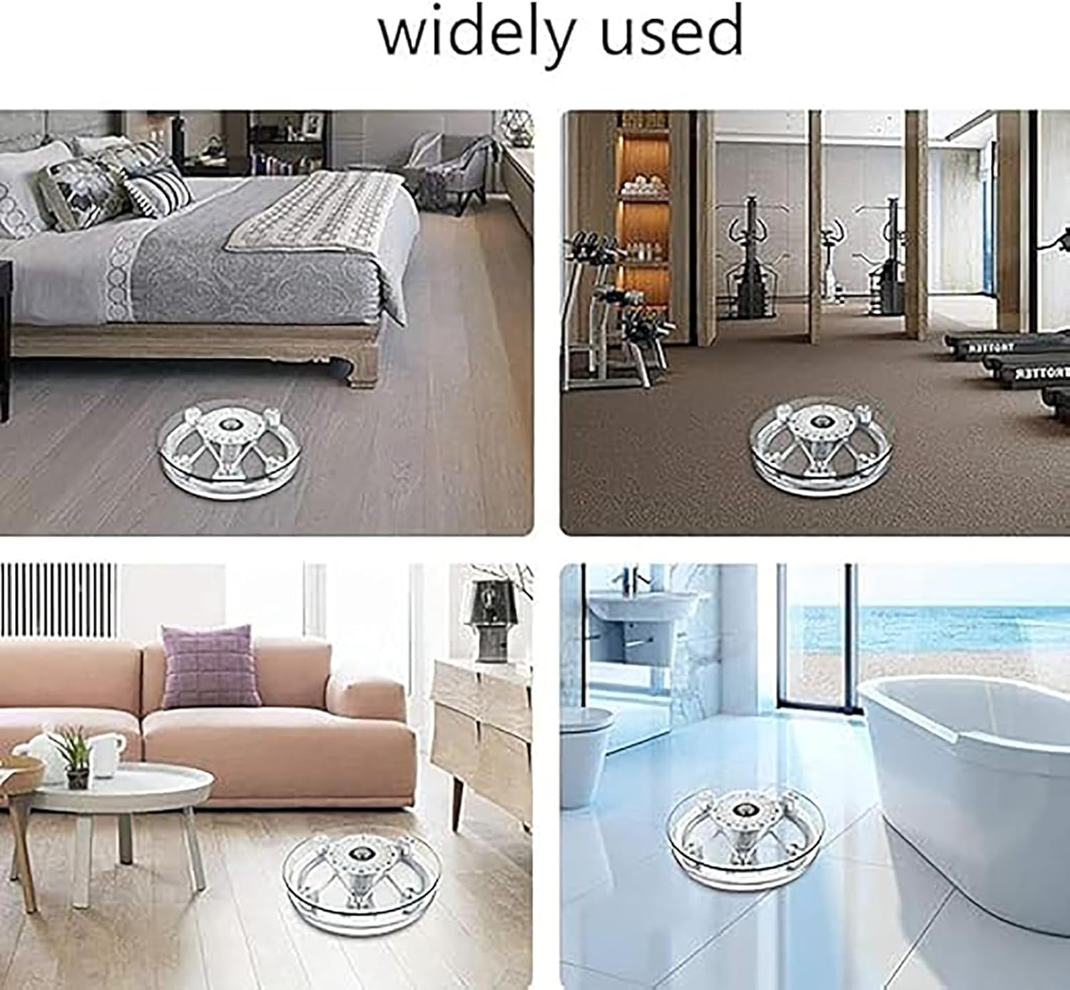 Mechanical Scale, Professional Analogue Bathroom Scales, 120kg Body Weighing Scales, 155mm Large Dial, Round Tempered Glass, for Hotels, Gyms, Homes, Bathrooms