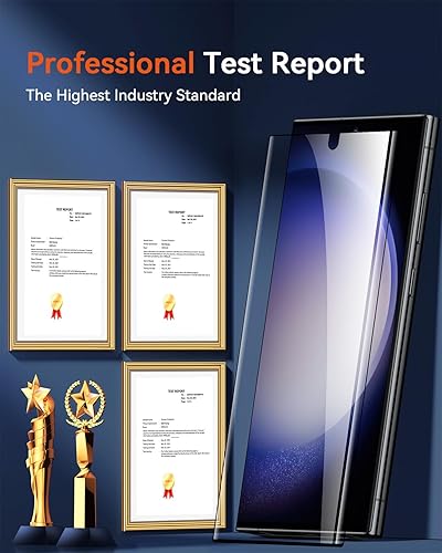 Miniatura 6 de MRGLAS Paquete de 2+2 protectores de pantalla para Samsung Galaxy S22 Ultra de 6.8 pulgadas con protector de lente de cámara cabina de alineación