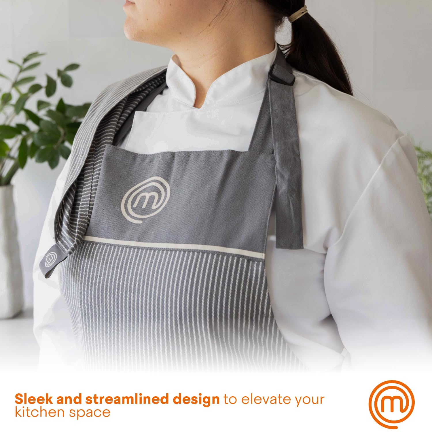 MasterChef Tea Towels for Kitchen Premium Cotton Tea Towels Pack of 4 - Image 2
