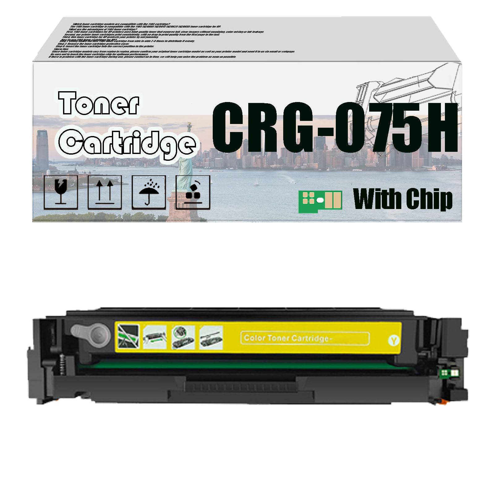 CRG-075H CRG075H Toner Cartridge, Compatible for Canon ImageCLASS