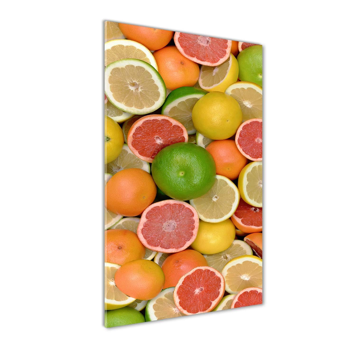 Image sur plexiglas d'agrumes pour illuminer votre salle à manger moderne