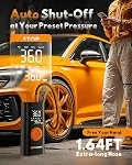 Firehawk Gonflateur de pneus 6X Plus vite 1 MIN Portable à plein Air Compresseur 150PSI Pompe sans fil avec 20000mAh Charge numérique de la batterie LED Lumière pour moto de voiture boules de moto