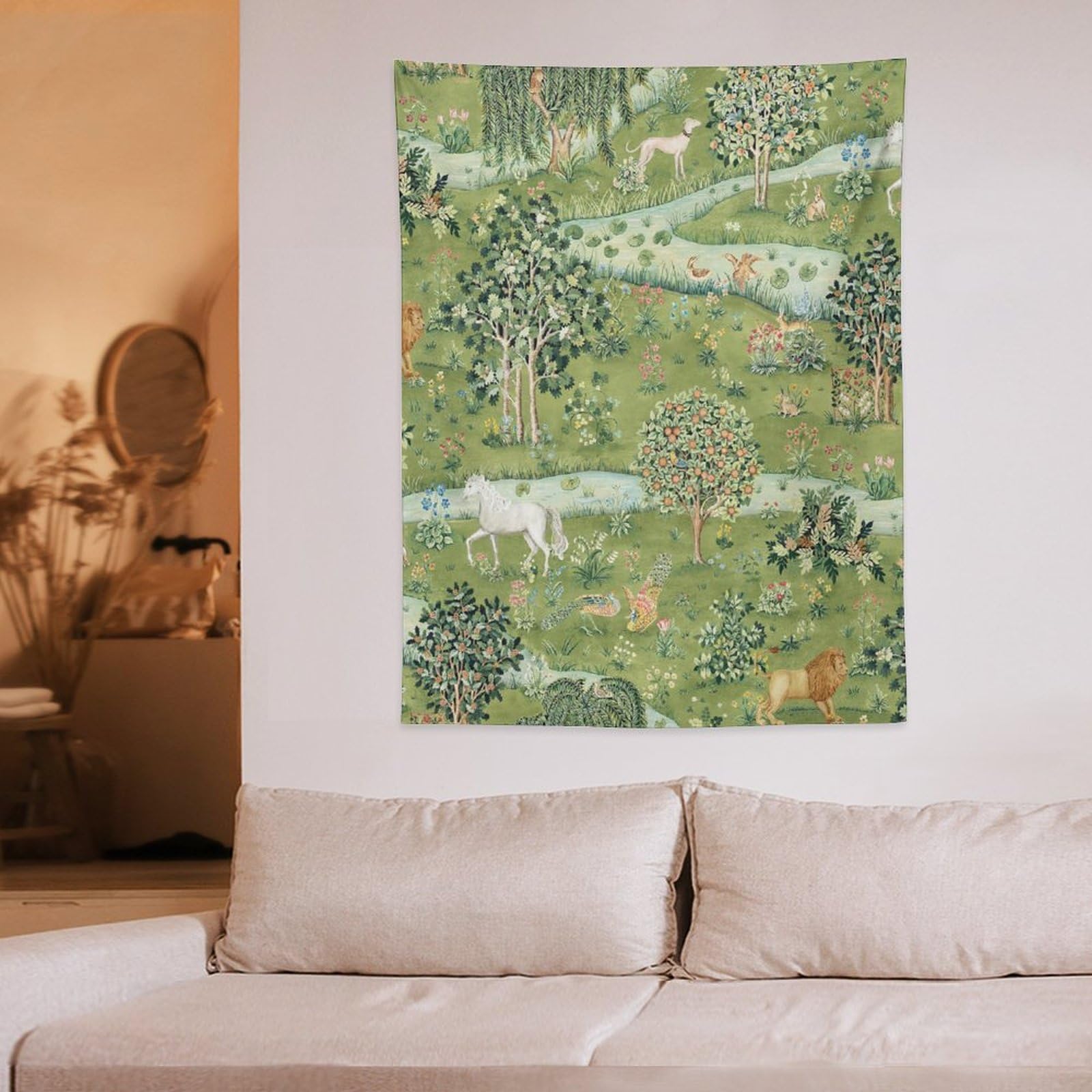 Amazon.com: Yearn Jear William Morris Tapestry Wall Hanging,Retro