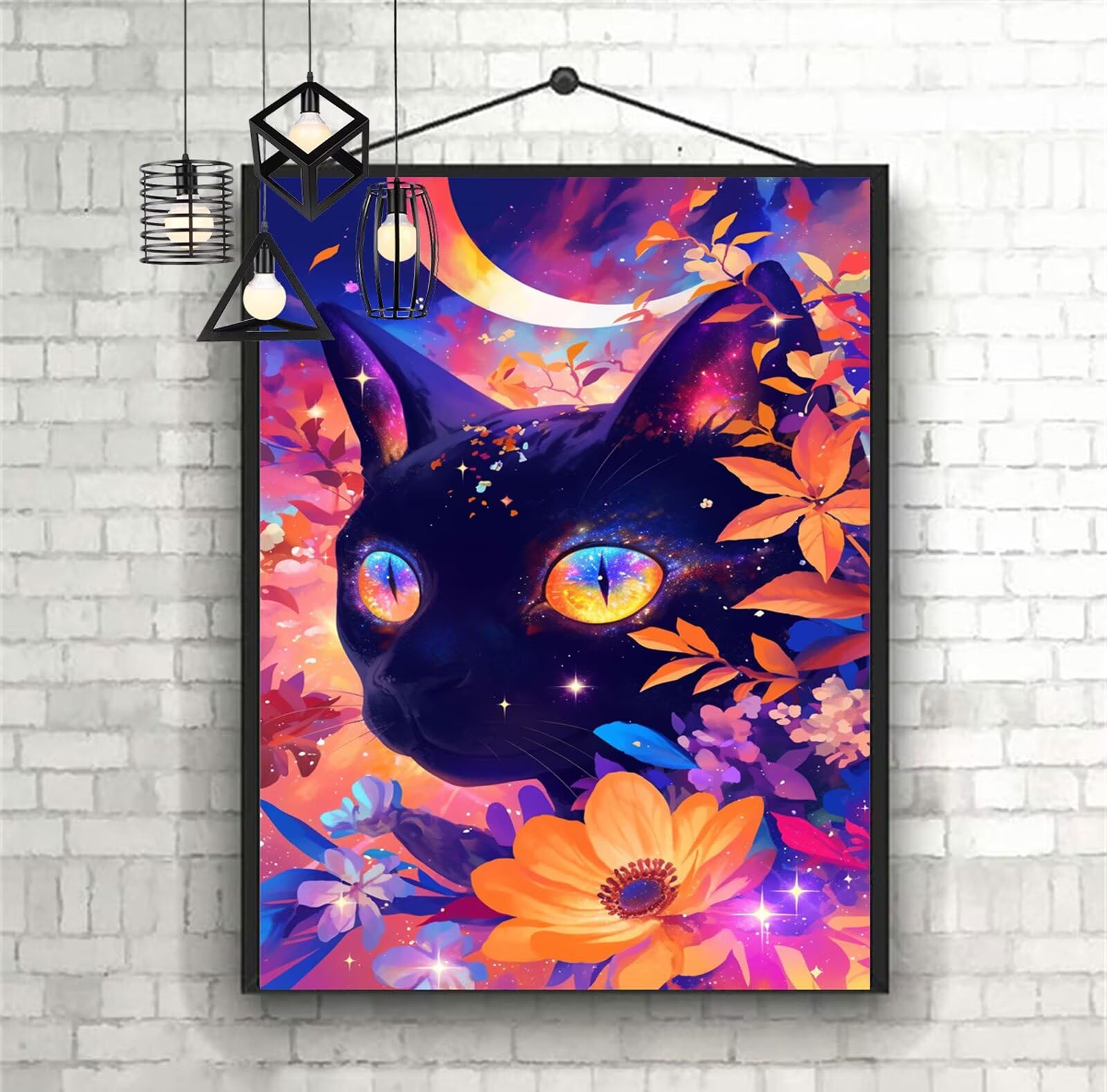 Diamentowe malowanie kot diamentowy obraz dzieci 100x150 cm 2025 diamentowe malowanie snu, DIY diamentowe rysunki ścieg krzyżykowy rzemiosło dla dorosłych, obraz diamentowy dekoracja domu prezenty dla