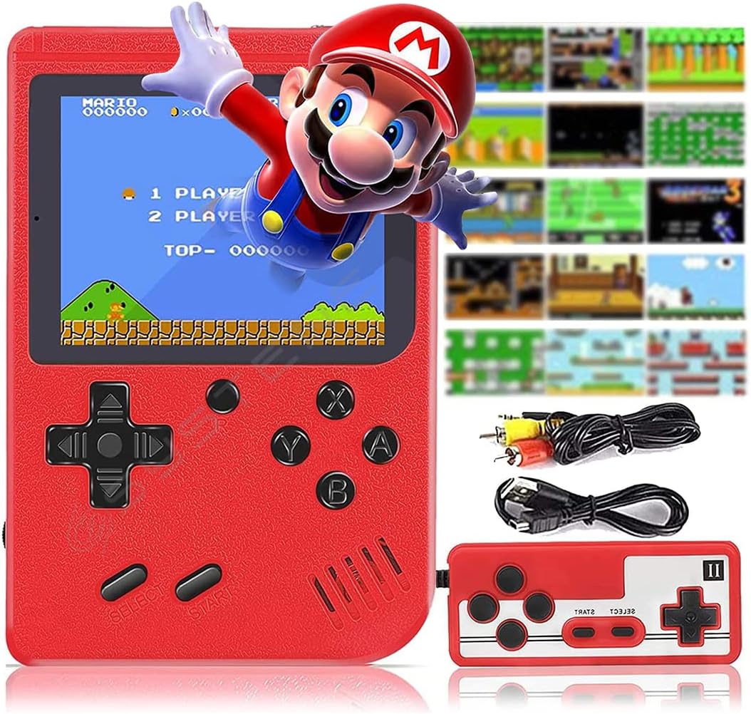 Muvit Two Player Sup 400 in 1 TV Compatible Classical Handheld SUP Video Game for Kids with Many Fun and Exciting Games (Color as per Stock)