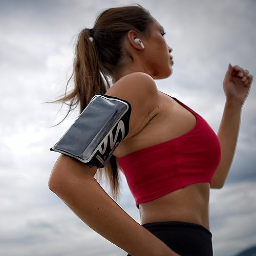 Miniatura 3 de Brazalete deportivo para teléfono para correr, manga ajustable para fitness