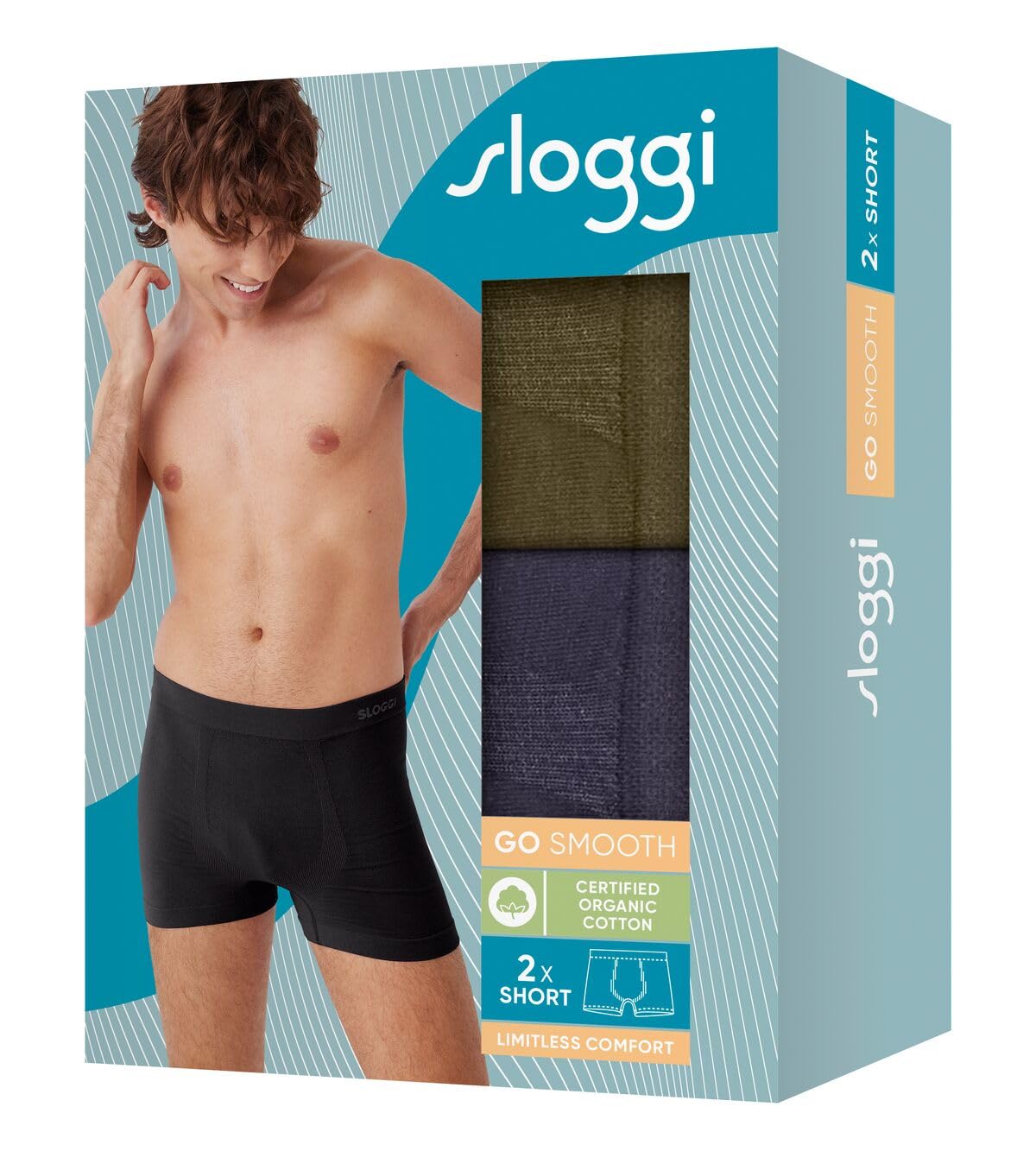 Sloggi Bielizna Kobiety Sloggi Men Go Smooth Short C2p
