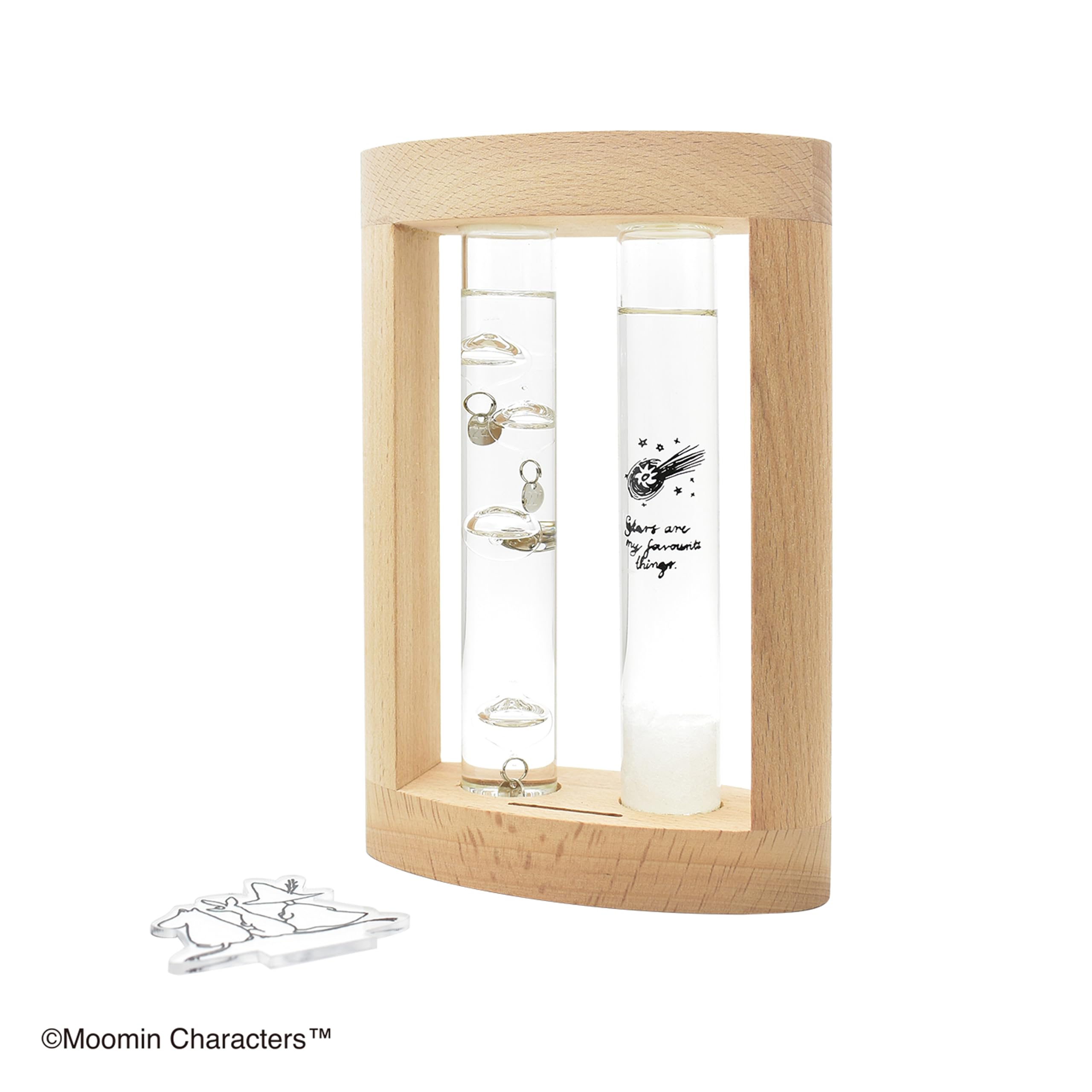 80周年 MOOMIN ムーミン 温度計 ストームグラス Amazon.co.jp: 茶谷産業(Chatani) ムーミン 温度計&ストームグラス