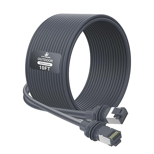 Miniatura 14 de Cable Starlink Gen3 de 20 pies, cable V3 estándar para exteriores para kit Starlink, núcleo de cobre 100% puro 26AWG, impermeable, cable de