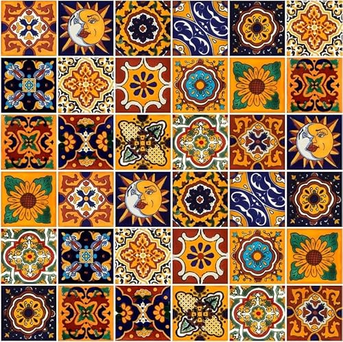 Mexican Ceramic Tiles 4x4 – Girasol by Cerames - 15