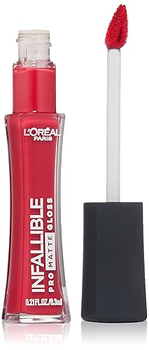 L'Oréal Paris Infallible Lip Pro Matte Gloss, Aphrodite Kiss, 0.21 onzas líquidas