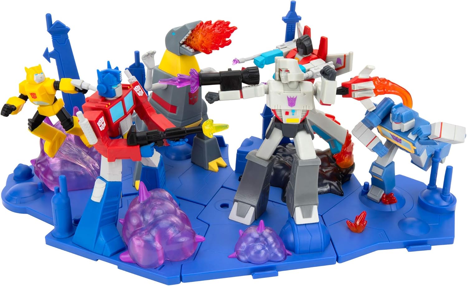 Transformers Grimlock - 4” Collectible Figure - Collect All Series 1: Fan Favorite Characters Optimus Prime, Megatron, Starscream, Soundwave, Grimlock, Bumblebee, Mystery Chase Variant