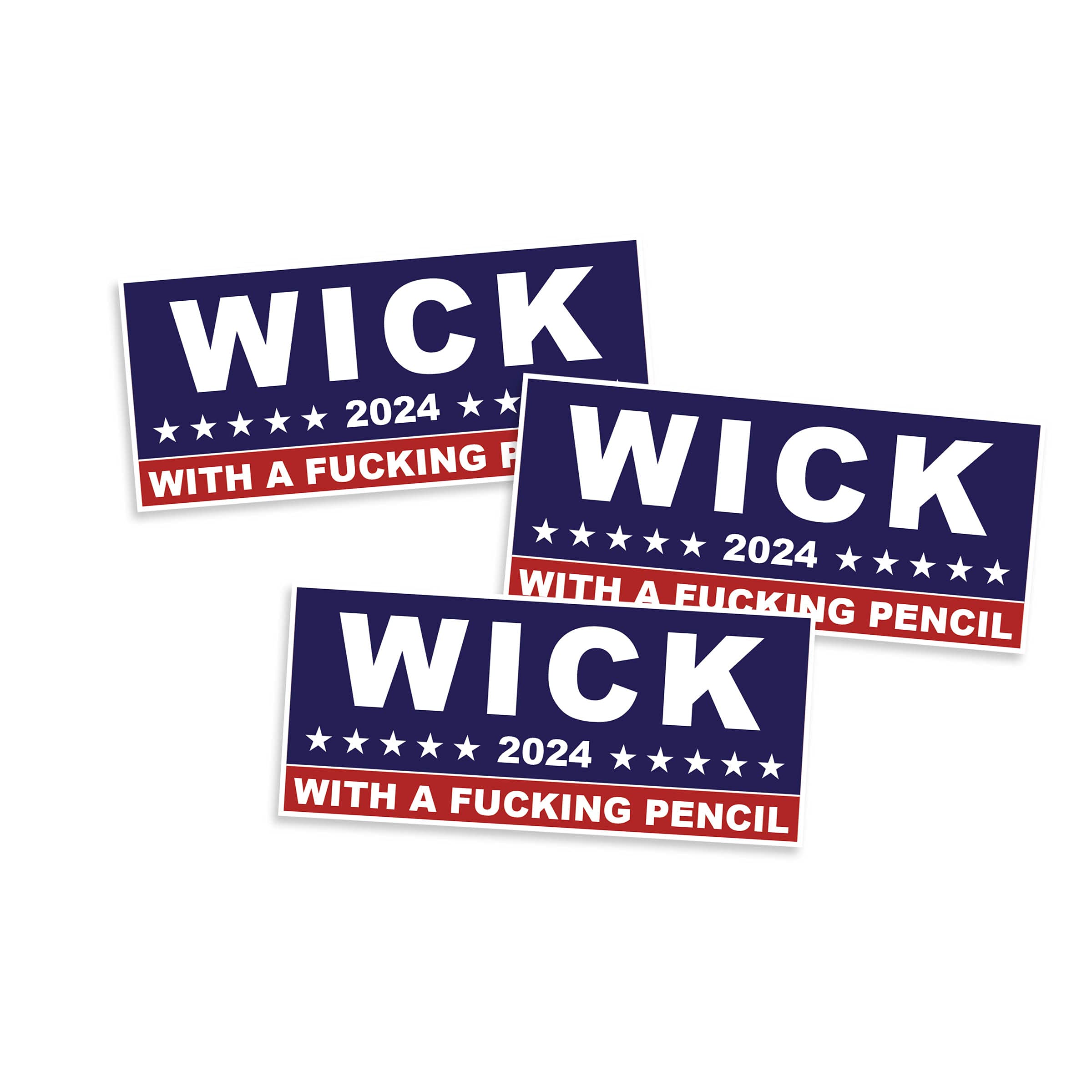 NEO Tactical John Wick Baba Yaga Die Cut Vinly Decal Sticker Set - Pack of 3 (Wick 2024)
