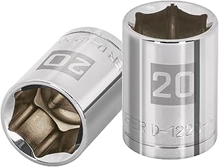Truper 13270 / D-5420-M - 20 mm 6-Point Socket, 1/2