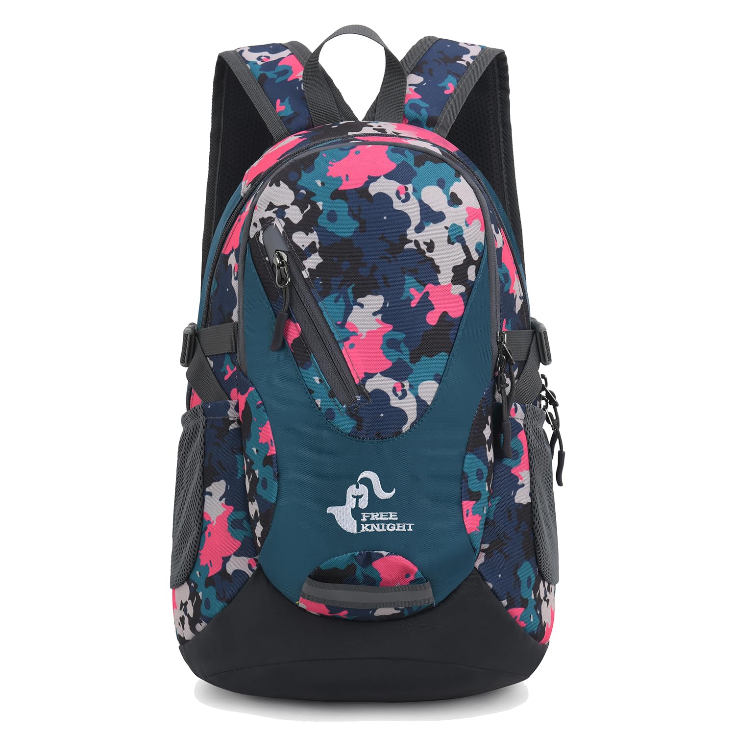 Bseash Kleine Größe 20L leichte wasserdichte Rucksack, Outdoor Sport Travel Daypack für Radfahren Wandern Reiten Radfahren Reisen (Rose Camo)