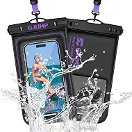 Waterproof Phone Pouch Floating, 2 Pack IP68 Dry Bag Cell Phone Case | Waterproof Phone Case with iPhone 17 16 15 14 Pro Max, Snorkeling Beach Swimming Cruise Travel Essentials, Lanyard Included