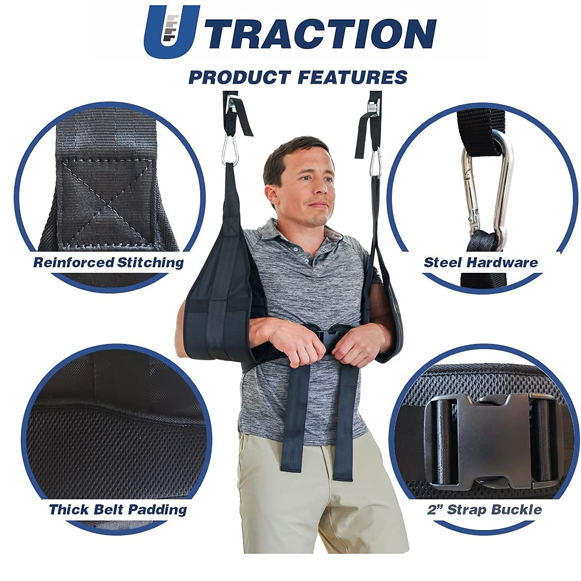 UTraction Back Traction Lumbar Support for Herniated Disc Sciatica