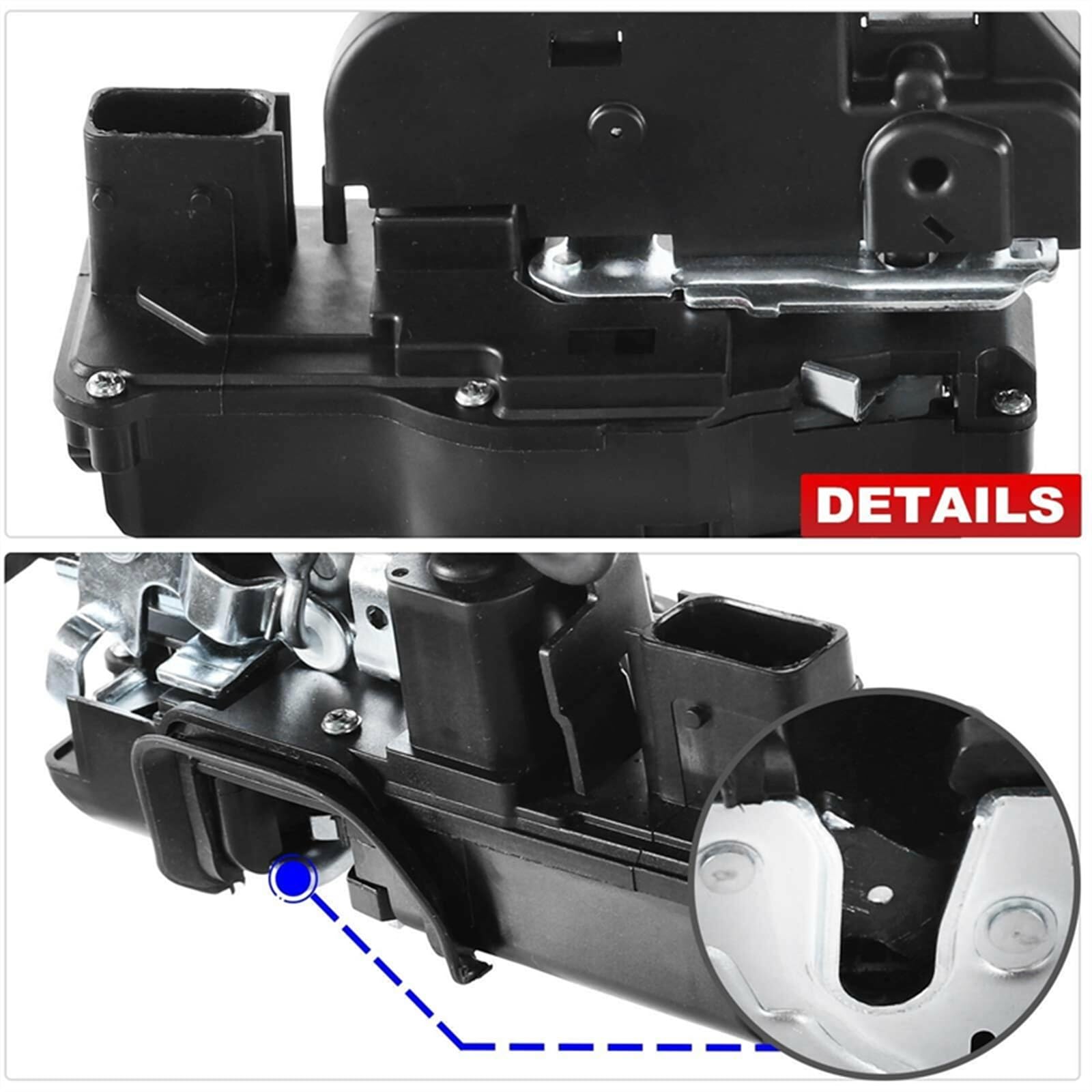JHETA Türschloss Stellmotor Türschlossantrieb Für Cadillac Für STS 2005–2011 Limousine Vorne Fahrer Links 12450835 Türverriegelungsaktuator (Farbe : Vorne rechts)