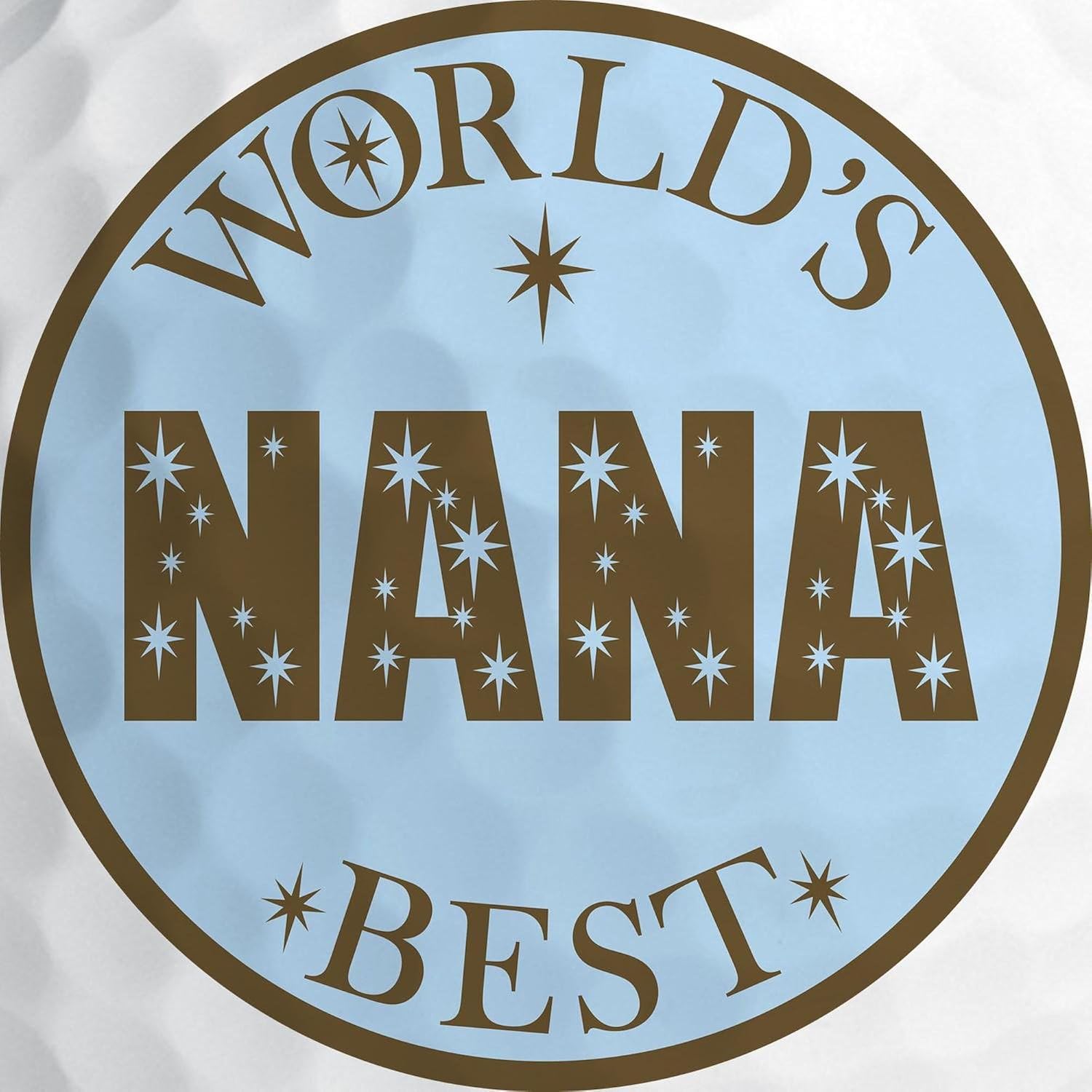 CafePress Worlds Best Star Circle Blue Nana Golf Balls (Pk O Novelty Golf Balls (Pk of 12)
