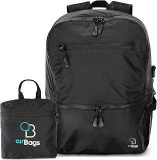 25L Packable Backpack, Ultra Lightweight Daypack for the Gym, Carry On Backpack, Water Resistant Foldable Bag, Backpack for Traveling on Airplane, Outdoor Collapsible Backpack