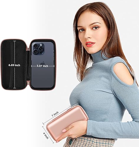 Miniatura 5 de Estuche organizador de viaje para cargadores, cables, accesorios electrónicos tecnológicos, esenciales de 7 pulgadas, bolsa de almacenamiento de EVA