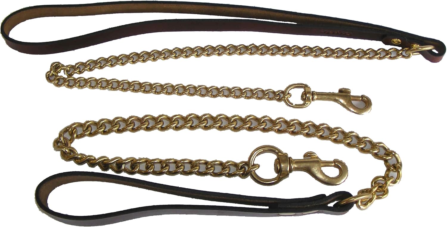 brass dog lead