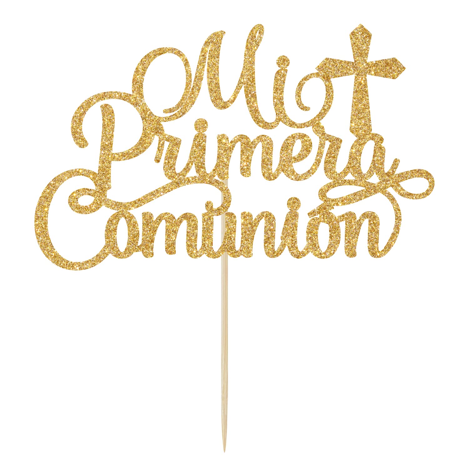 Mi Primera Comunión Cake Topper - Baptism Cake Decorations - First Holy Communion, God Bless This Child, Wedding, Baby Shower, Christening Party