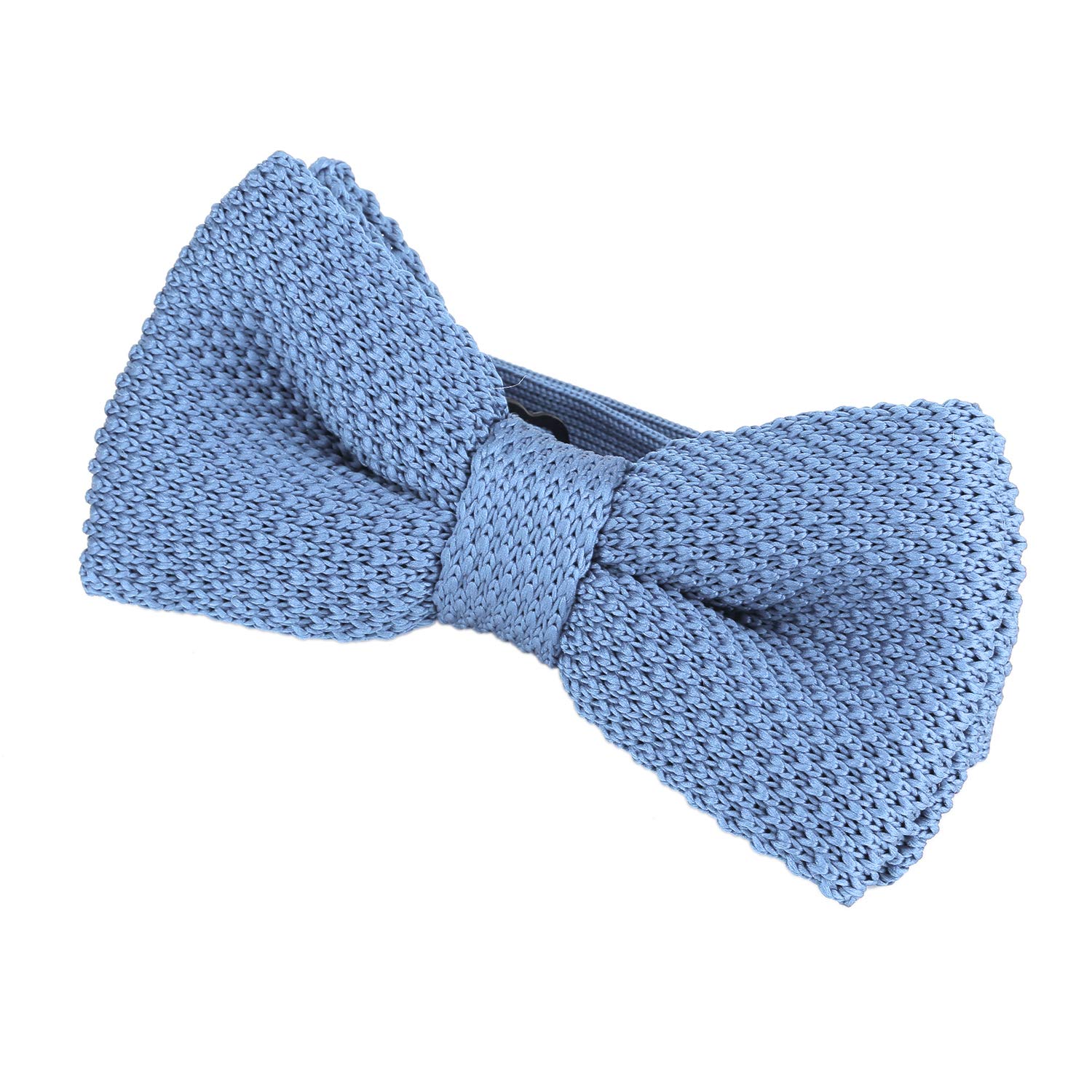 DonDon Herren Strick Fliege gebunden und längenverstellbar 11 x 6 cm