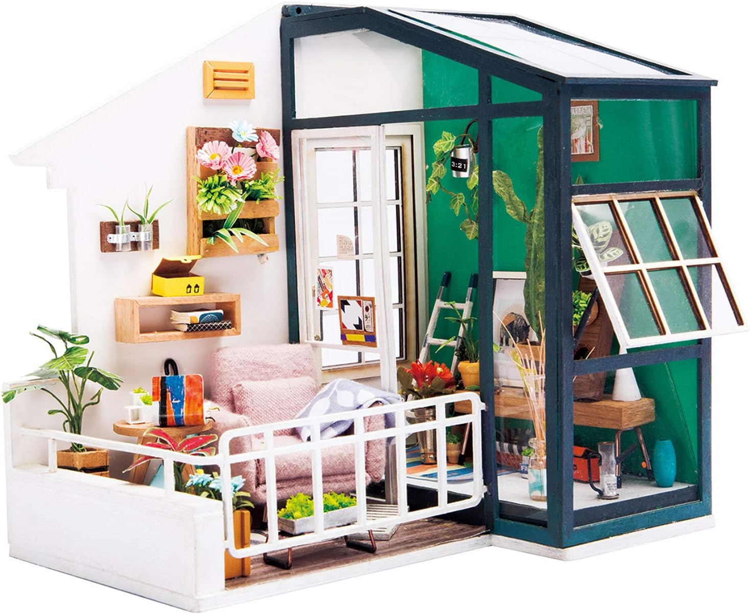 Hands Craft DIY Miniature Dollhouse P Model Oakland Mall 3D Kit