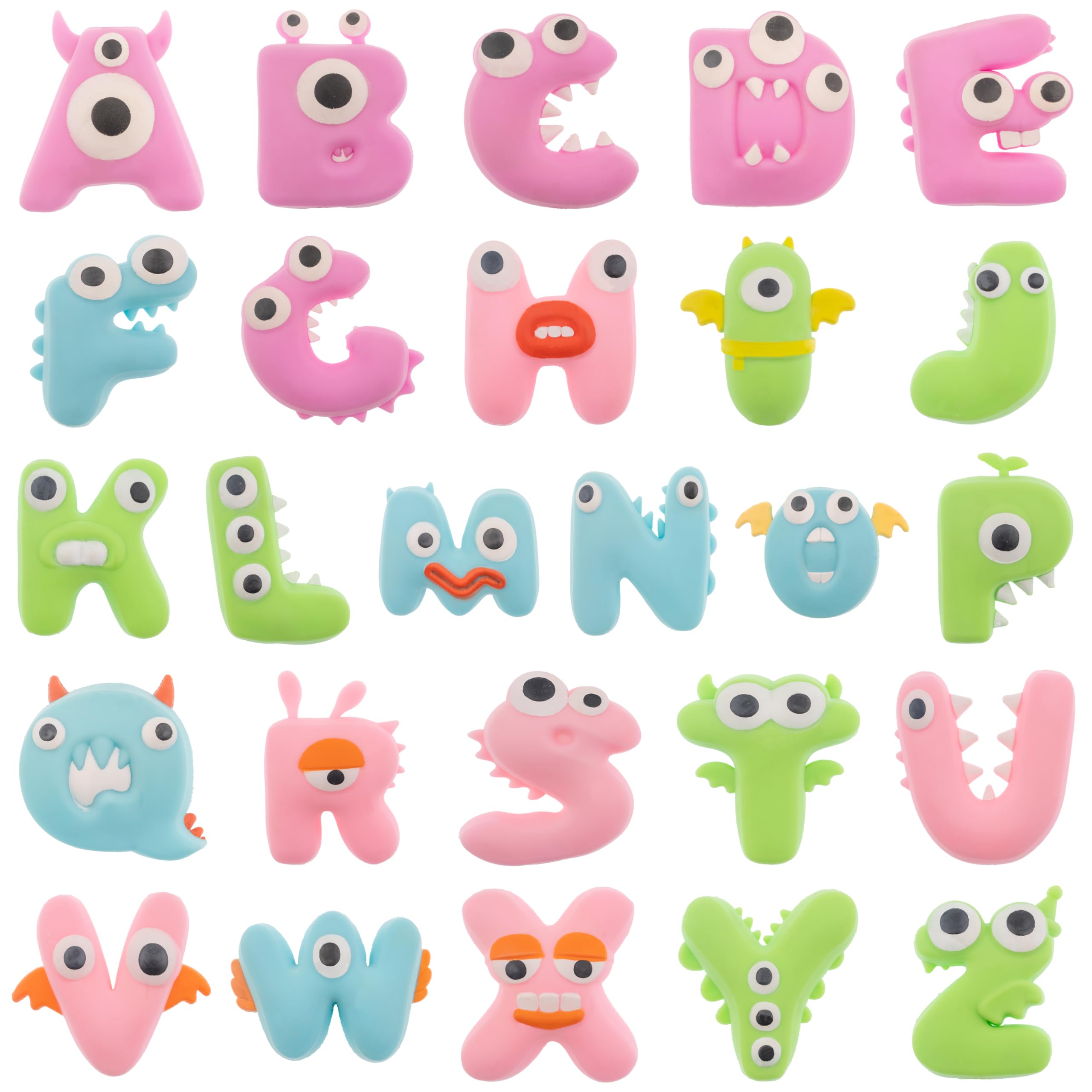 Alphabet Letters Sensory Toys - Short Vowel Reading Letters Spelling Games, Must Haves Sight Words Educational Toy, Fidget Sensory Toys for Autistic (5Pcs Random Color)