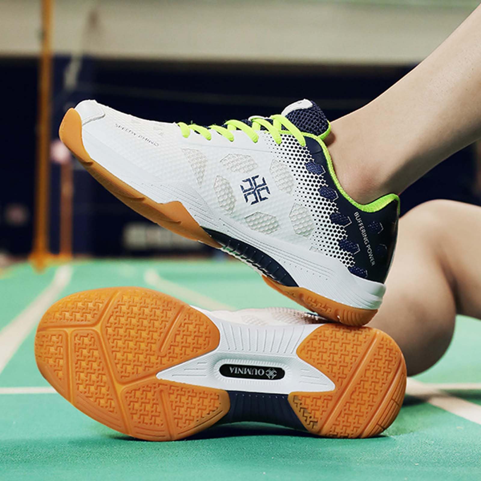 Zapatillas de Pickleball para Hombre, Informales de bádminton, Ligeras, para Entrenamiento en cancha de Interior, raquetbol, ​​Squash, Tenis, Calzado Deportivo
