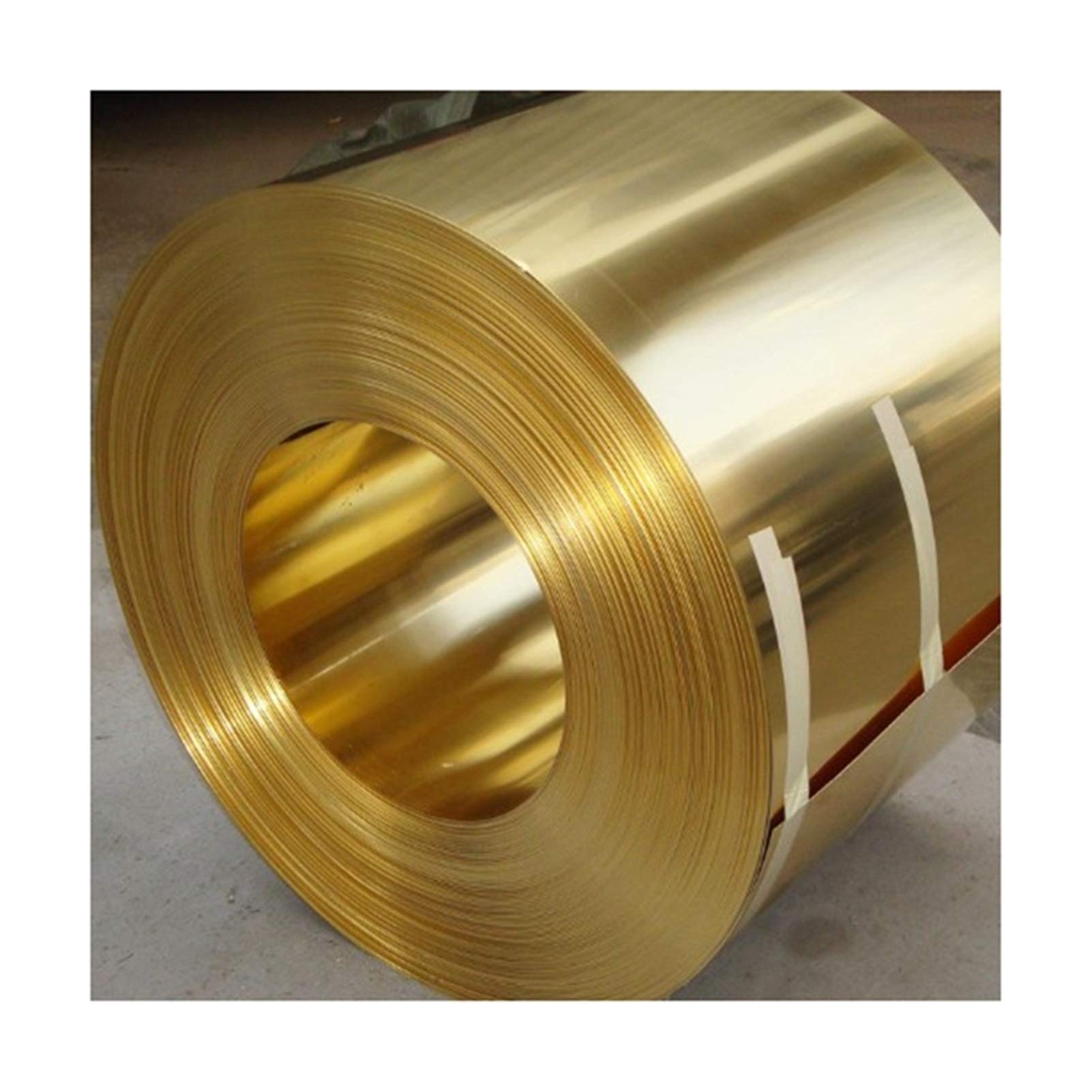 SBTRKT 1M/Rolle T0,01-0,5mm*B100mm H62 Messingstreifen, Messingblech Goldfilm Messingfolie Messingplatte, CNC-Rahmenmodellform DIY-Konstruktion Messingpad (Size : 0.1mm)