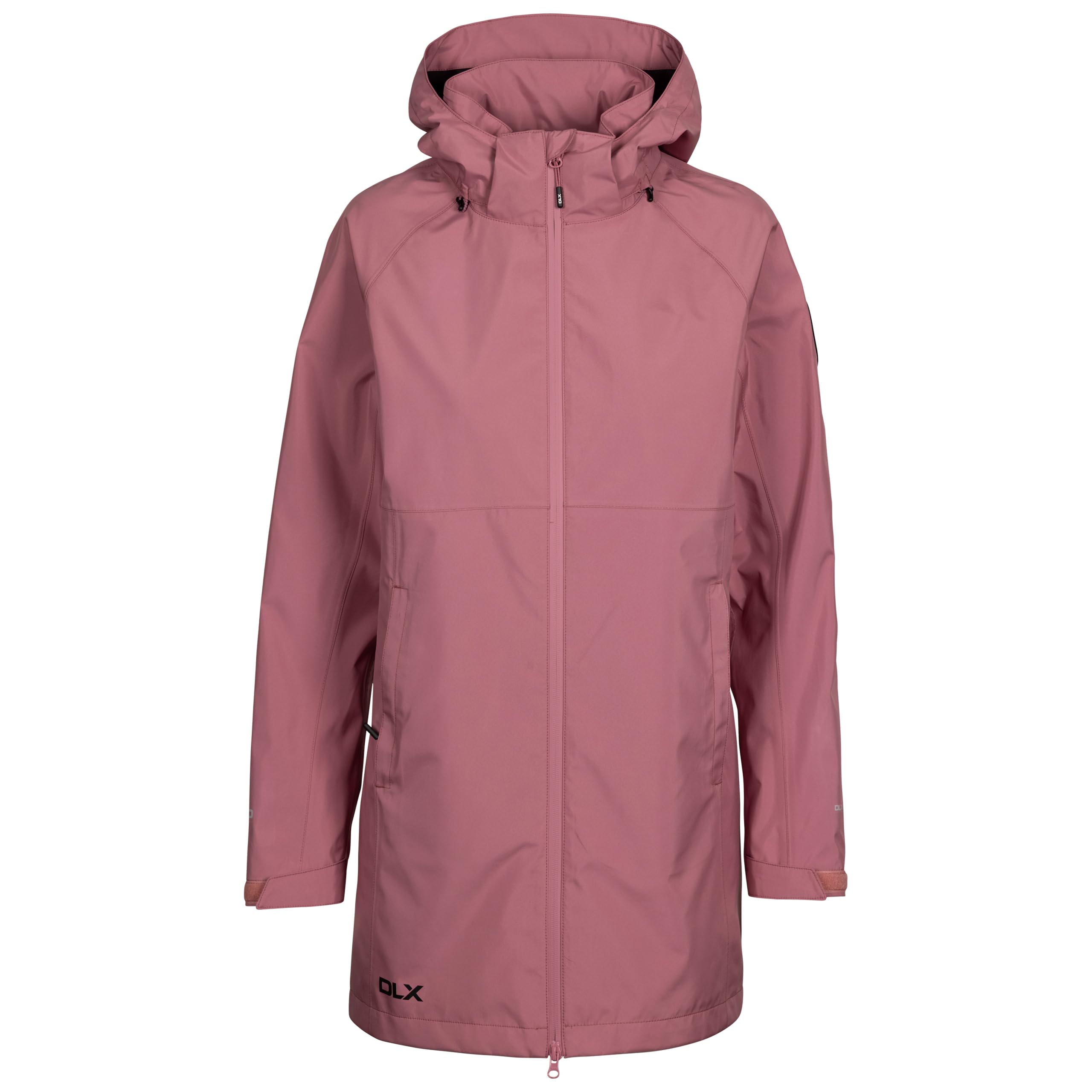 Dlx Women's Light Mulberry Trespass Waterproof Jacket Lucille In Size - S