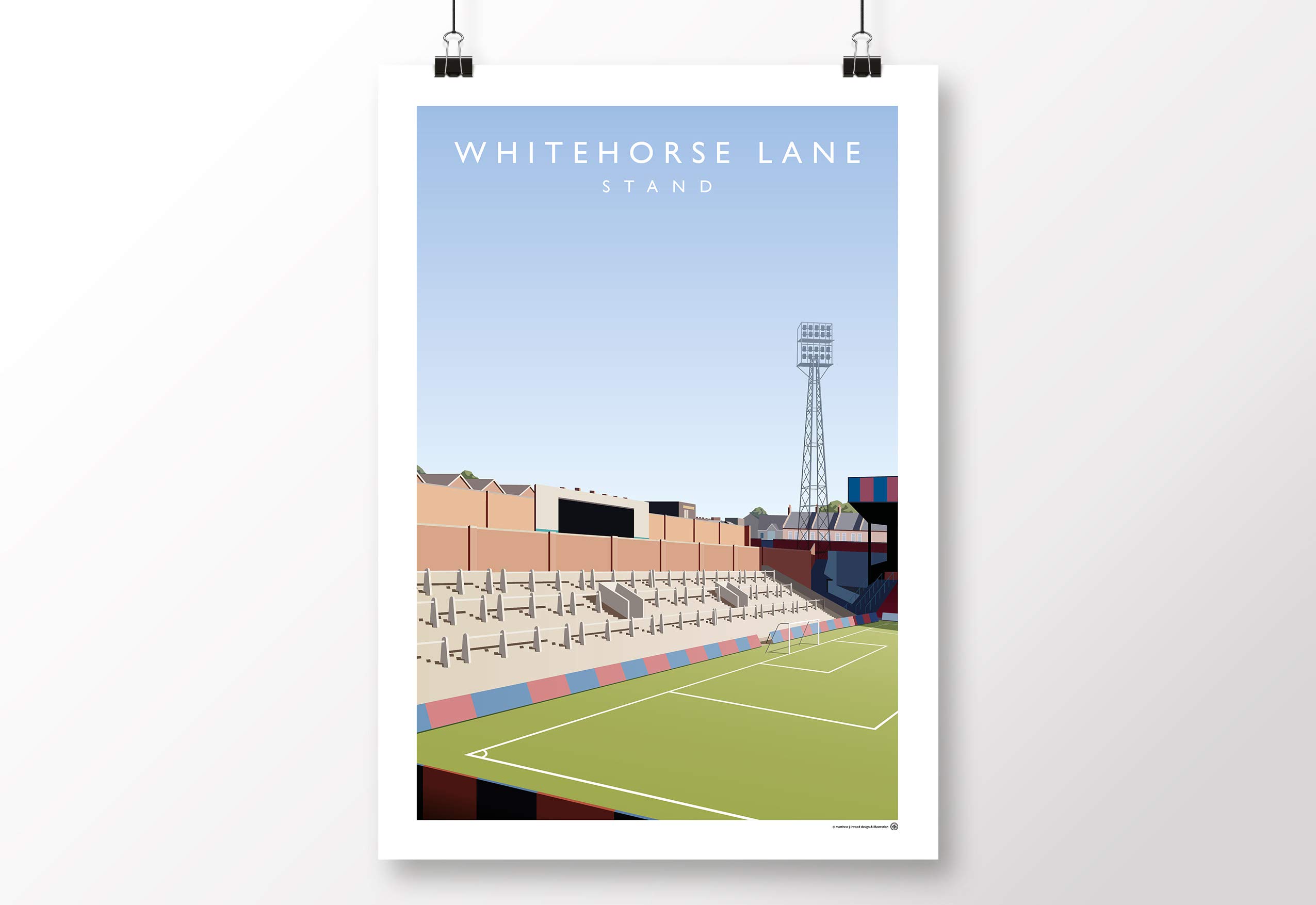 Affiche Selhurst Park cadeau idéal pour fan de Crystal Palace FC A3