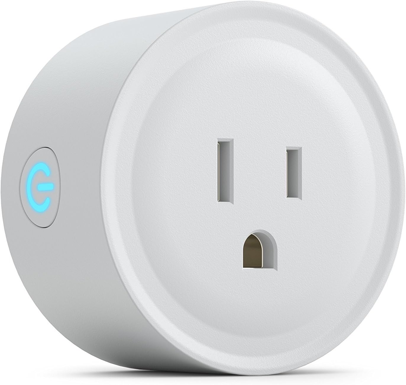 YCGRE Wifi Smart Plug Mini Outlet, Compatible with Amazon Alexa Echo and Google Home, Remote Control by Smart Phone from Anywhere with Timing Function, No Hub Required, ETL and FCC Listed, White