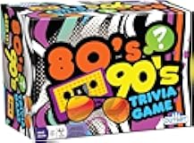 Outset Media - 80's 90's Trivia - Includes 220 Cards with Over 1200 Fun Questions and Answers - Ages 12+