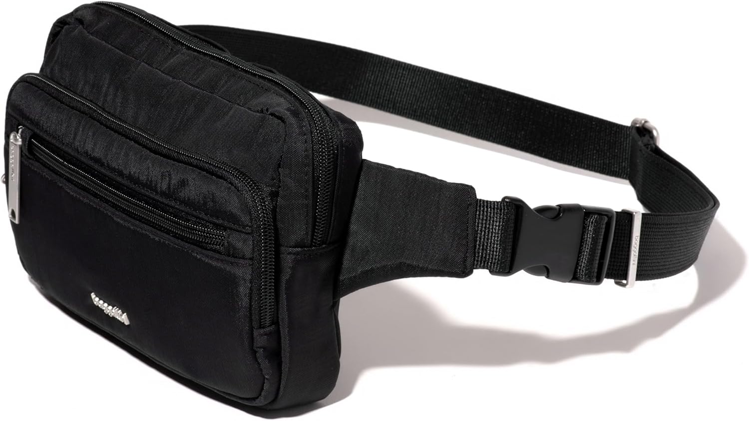 Baggallini Securtex Anti-theft Belt Bag 8.8"x5.5" Crossbody Fanny Pack for Women RFID Wallet Locking Zipper Travel Purse - Image 7