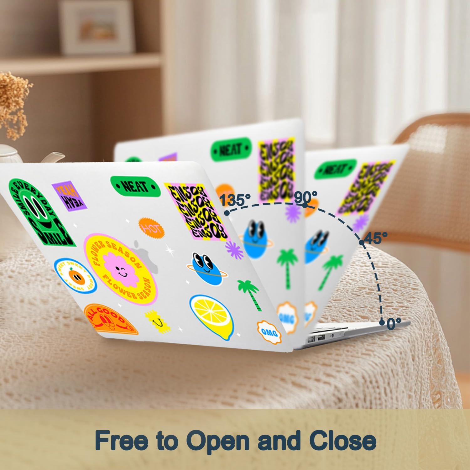Laptop Cover for MacBook Air Case 11 inch 2015 2014 2013 2012 2011 2010 A1465 A1370,Plastic Design Durable Computer Cover Protector for MacBook Air 11 inch Case,Colorful Sticker