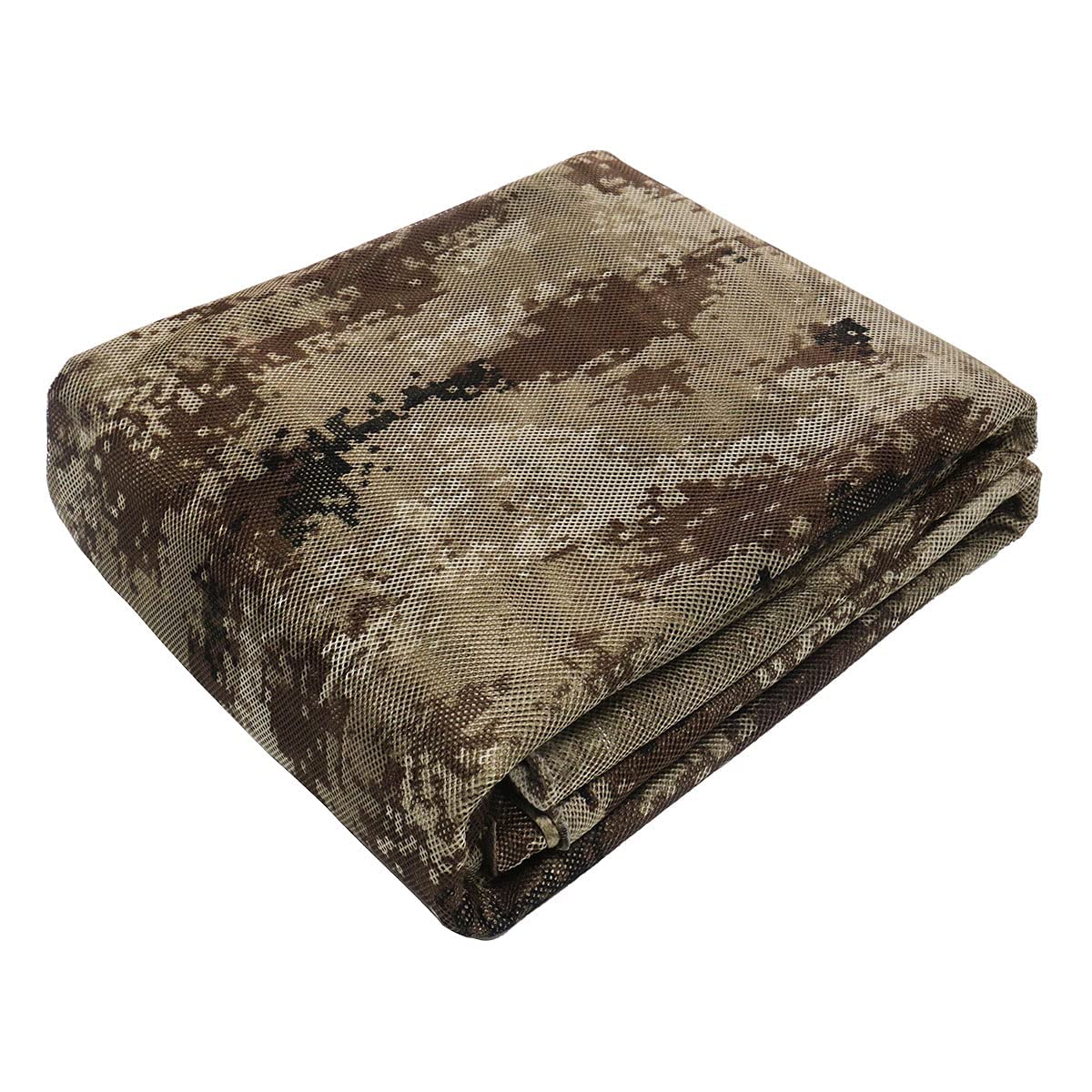WINWAY Camo Burlap Camouflage Netting Quiet Mesh Net for Hunting Sunshade Camping Concealment Shooting Blinds-picture-23
