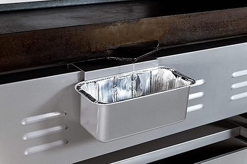 Miniatura 7 de Blackstone 5709 Pan Liners (paquete de 30) vasos de aluminio para parrillas de 36 pulgadas y 30, 28, 22, 17 pulgadas, atrapador de bandeja de goteo