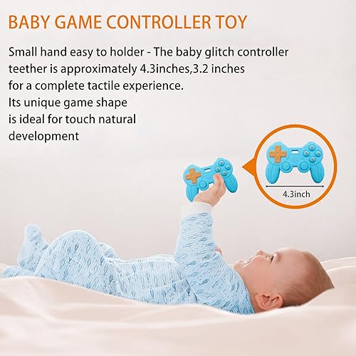 Miniatura 3 de Juguete de dentición con control remoto para bebés de 0 a 6 a 12 meses, controlador de juego para padres jugadores, regalos para el primer día de