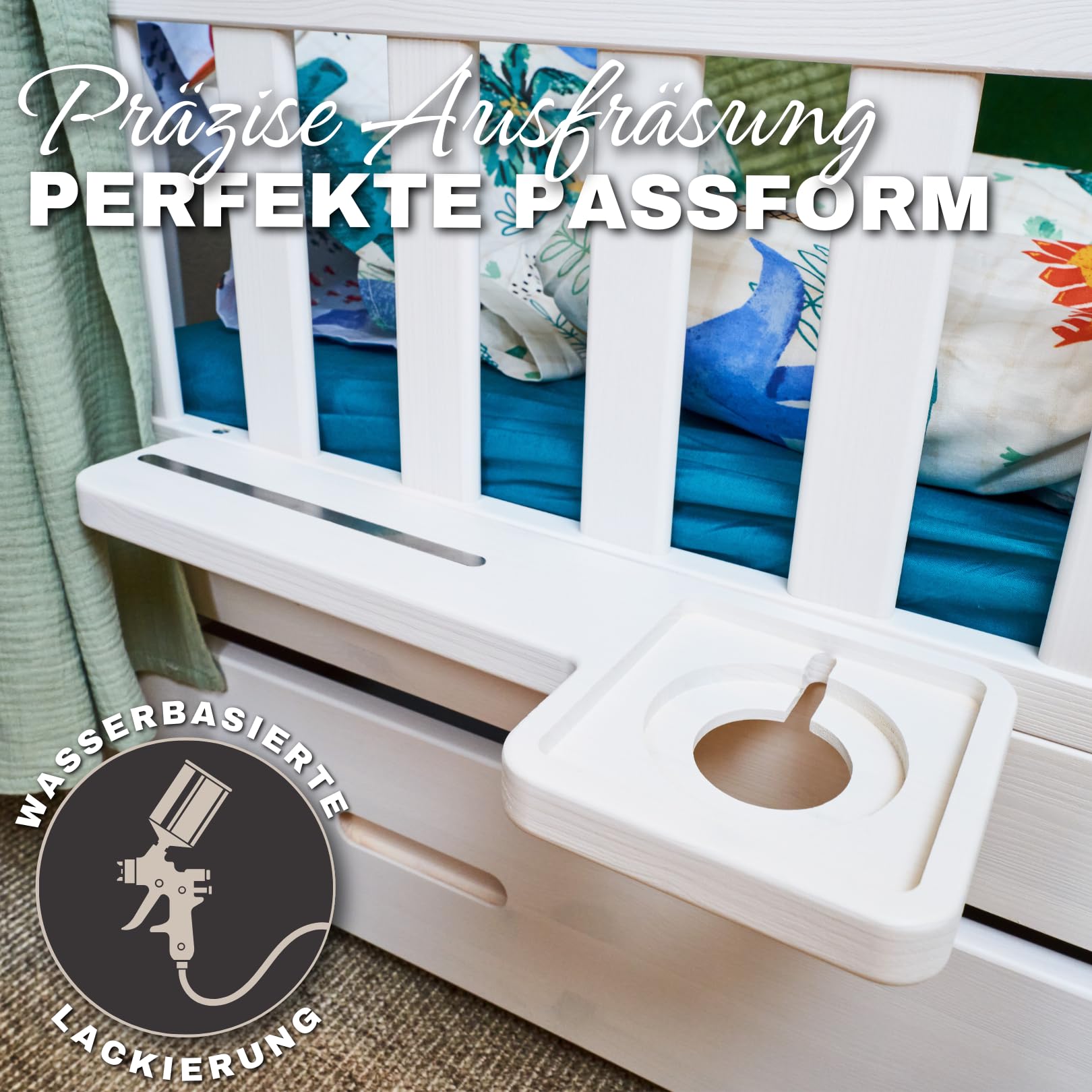 ALAVYA HOME® Étagère murale adaptée pour Toniebox I spécialement conçue pour lit de maison, pour enfants, idéale pour Toniebox magnétique, pour garçons et filles