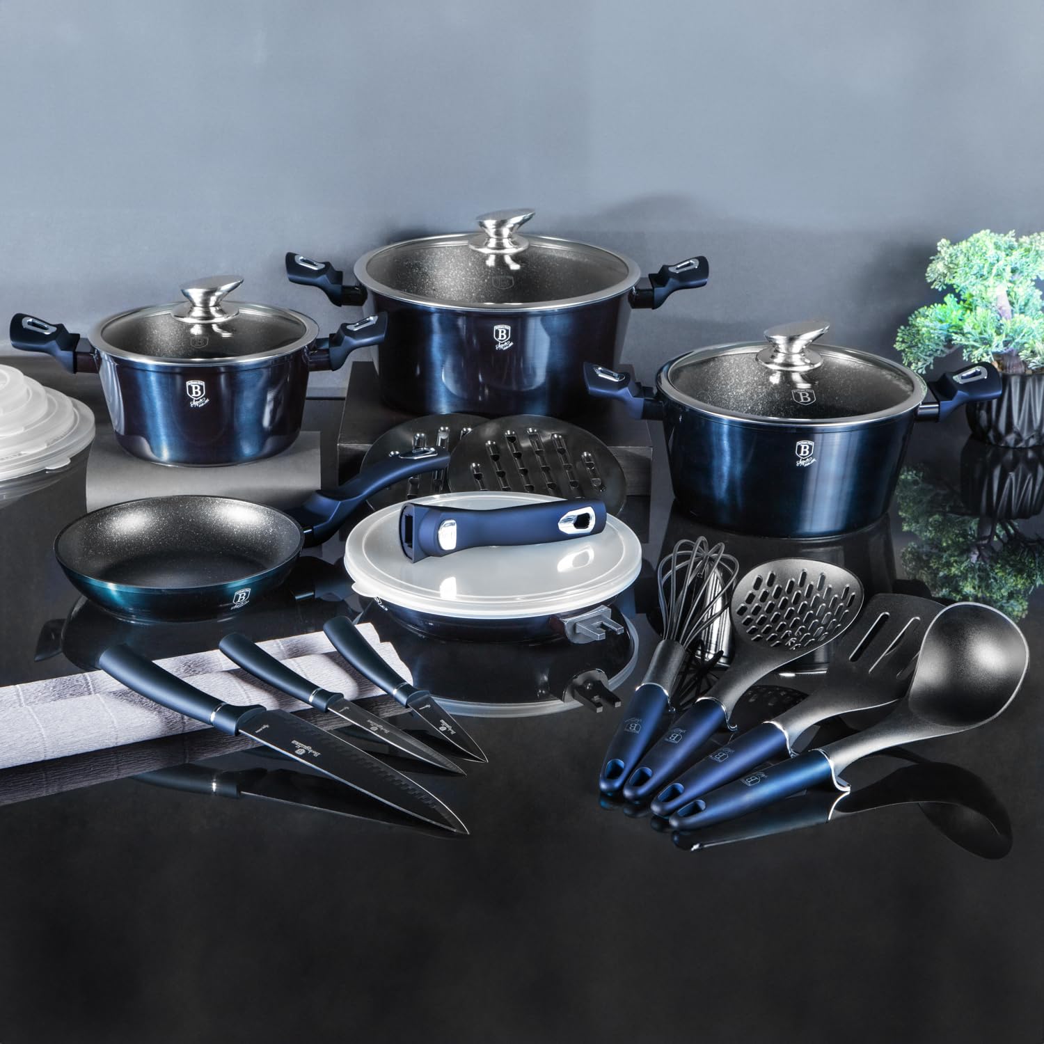 PADELLE CON MANICO RIMOVIBILE 24CM SET – IT